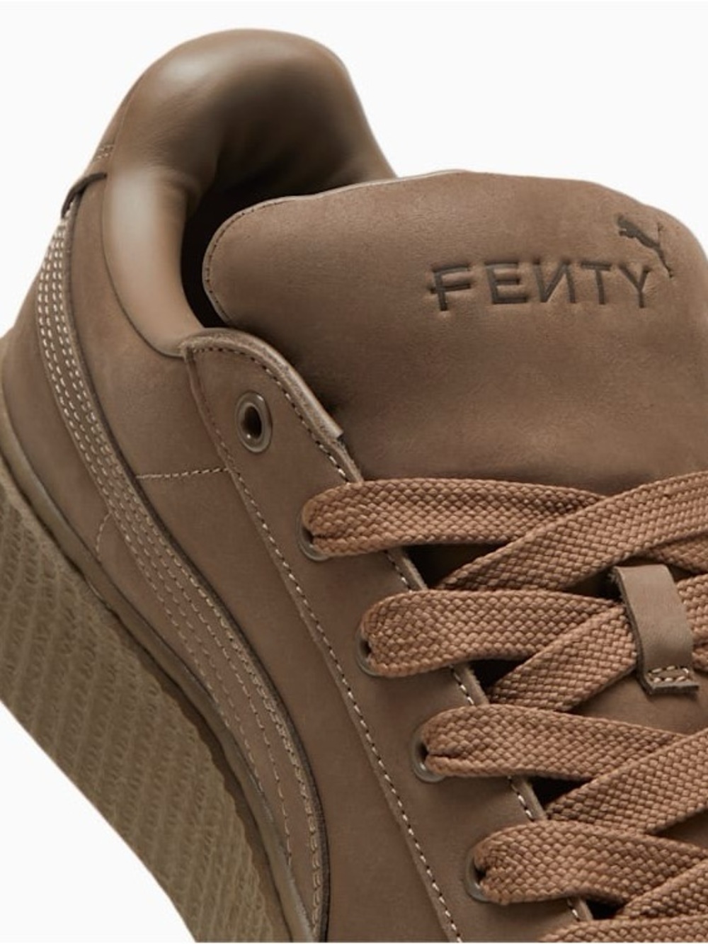 FENTY by PUMA Brown Platform Sneakers